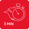 Preheating in 3 minutes