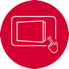Touch-sensor operated door opening